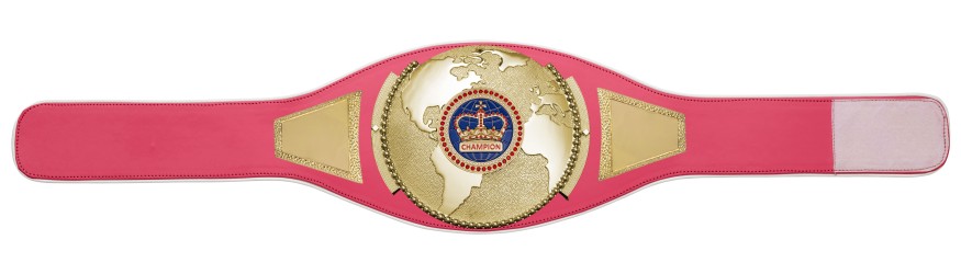 CHAMPIONSHIP BELT PROGLOBE/G/BLUGEMG - AVAILABLE IN 6+ COLOURS